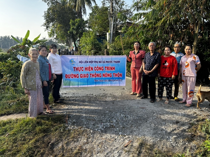 Xã Phước Thạnh (Gò Dầu): Người dân đóng góp 150 triệu đồng làm đường giao thông nông thôn