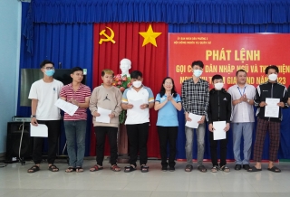 Thành phố Tây Ninh: Phát lệnh gọi công dân nhập ngũ năm 2023
