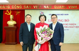 PGS, TS. Đỗ Thị Thu Hằng được bổ nhiệm làm Trưởng Ban Nghiệp vụ Hội Nhà báo Việt Nam
