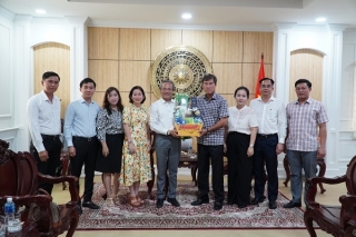 Hội Doanh nhân trẻ Tây Ninh thăm chúc tết các cơ quan tỉnh