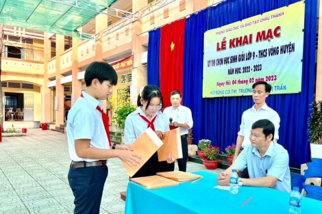 Châu Thành: 210 thí sinh tham gia kỳ thi học sinh giỏi lớp 9