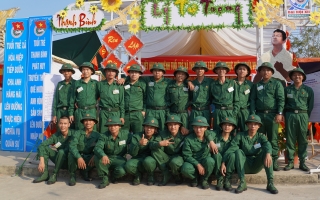 Tân Biên: Khai mạc hội trại tuổi trẻ tòng quân năm 2023