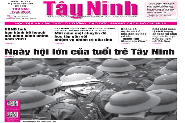 Điểm báo in Tây Ninh ngày 10.02.2023