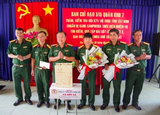 Bộ Tư lệnh Quân khu 7: Thăm, động viên Đội K71 chuẩn bị lên đường sang Campuchia làm nhiệm vụ