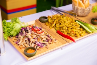 Nhộn nhịp ngày đầu Lễ hội “Nghệ thuật chế biến món ăn chay tỉnh Tây Ninh”