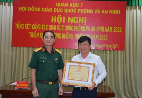 Hội đồng giáo dục quốc phòng và an ninh Quân khu 7: Triển khai nhiệm vụ năm 2023