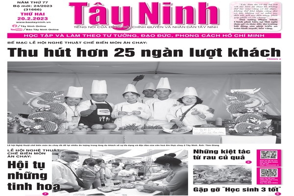 Điểm báo in Tây Ninh ngày 20.02.2023