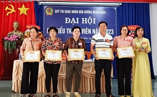 Quỹ TDND Dương Minh Châu: Đại hội đại biểu thành viên năm 2023