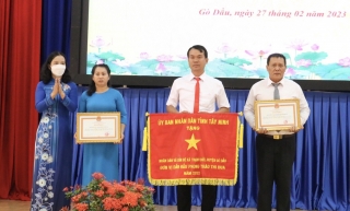 UBND huyện Gò Dầu: Khen thưởng 48 tập thể và 217 cá nhân đạt thành tích xuất sắc trong các phong trào thi đua năm 2022