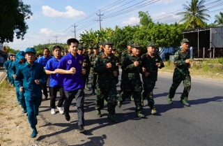 Ban CHQS huyện Tân Biên: Phát động thi đua “Ghi sâu lời Bác, thi đua hoàn thành xuất sắc nhiệm vụ 6 tháng đầu năm 2023”