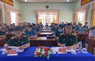 Tân Biên: Ra quân huấn luyện năm 2023