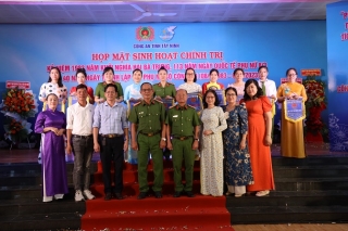 Công an tỉnh Tây Ninh sinh hoạt chính trị kỷ niệm 1983 năm khởi nghĩa Hai Bà Trưng, 113 năm Ngày Quốc tế Phụ nữ 8.3