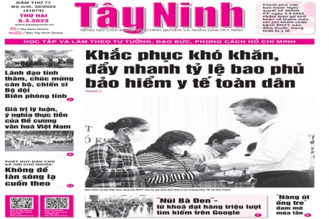 Điểm báo in Tây Ninh ngày 06.03.2023