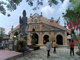 Trùng tu chính điện chùa Gò Kén - Thiền Lâm