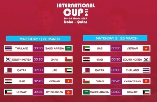 U23 Việt Nam gặp Iraq, UAE ở giải U23 Cup - Doha