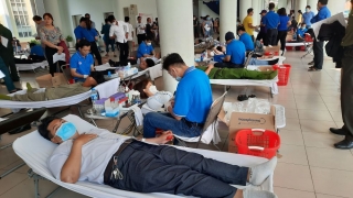 Thành phố Tây Ninh vận động hiến 349 đơn vị máu