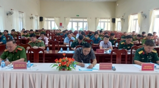 Tân Biên: Tổng kết công tác phối hợp giữa 03 lực lượng Công an - Quân sự - Biên phòng năm 2022