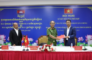 Tăng cường hợp tác phòng chống tội phạm tuyến biên giới Tây Ninh - Campuchia