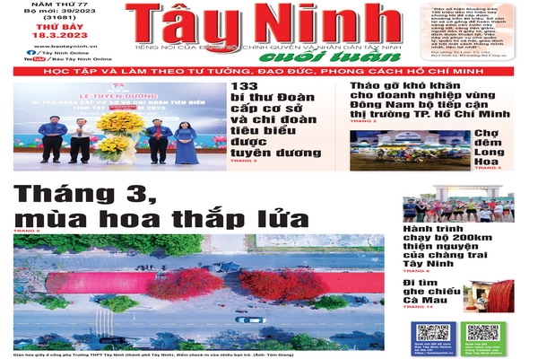 Điểm báo in Tây Ninh ngày 18.03.2023