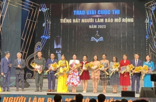 Trao giải cuộc thi Tiếng hát người làm báo 2023, Tây Ninh đạt giải ca khúc ấn tượng