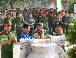 Công an Tây Ninh: Tổ chức sinh hoạt chính trị tại Ban An ninh Trung ương Cục miền Nam
