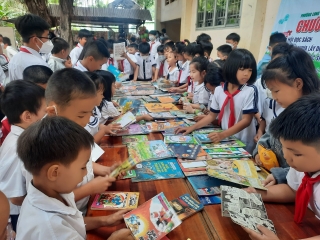 Hoà Thành: Gần 300 đầu sách phục vụ học sinh Trường tiểu học Lê Lợi
