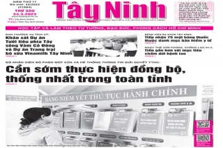 Điểm báo in Tây Ninh ngày 24.03.2023