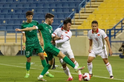 Nhận 2 thẻ đỏ, U23 Việt Nam thua U23 Iraq