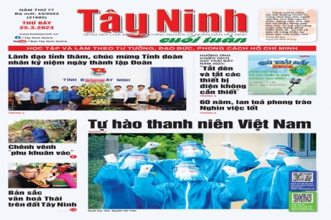 Điểm báo in Tây Ninh ngày 25.03.2023