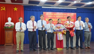 Tân Châu: Ông Võ Hồng Sang được bầu làm Chủ tịch UBND huyện