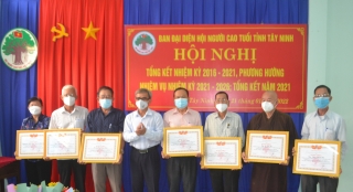 Hội NCT huyện Tân Châu: Phát huy tinh thần “Tuổi cao - Gương sáng”