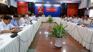 Tây Ninh tham dự Hội nghị trực tuyến Chính phủ với địa phương về tình hình kinh tế - xã hội