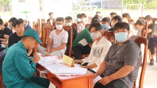 Xã Thạnh Đức, huyện Gò Dầu: 150 công dân nam đủ 17 tuổi đăng ký NVQS lần đầu
