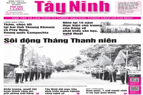 Điểm báo in Tây Ninh ngày 07.04.2023