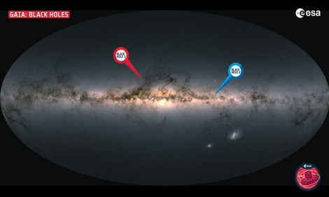Phát hiện hai hố đen gần Trái Đất nhất