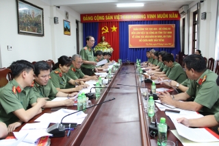 Cục An ninh kinh tế làm việc với Công an tỉnh Tây Ninh