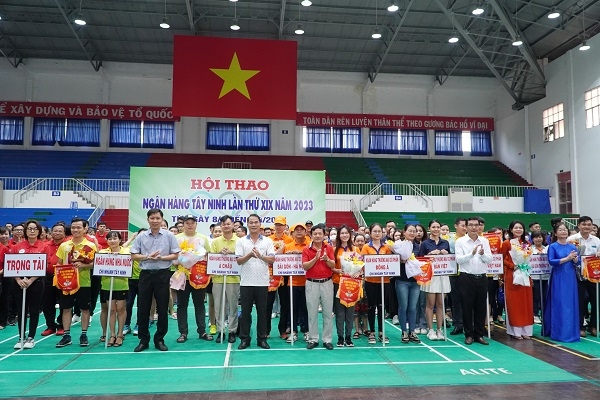 Khai mạc hội thao ngân hàng Tây Ninh lần thứ 19 năm 2023