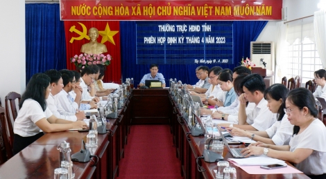 Thường trực HĐND tỉnh: Cho ý kiến các tờ trình của UBND tỉnh