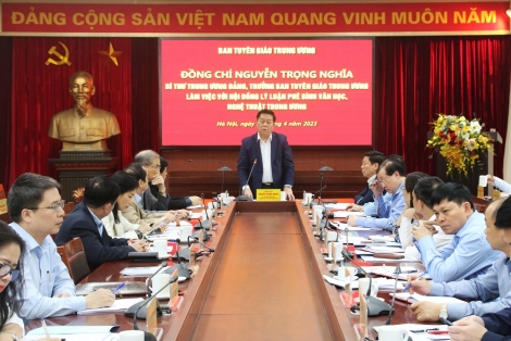 Phát huy hơn nữa vai trò của Hội đồng Lý luận, phê bình văn học, nghệ thuật Trung ương