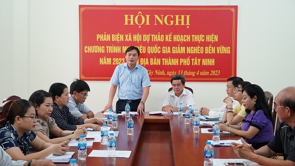 UBMTTQVN Thành phố:  Phản biện xã hội đối với dự thảo kế hoạch thực hiện Chương trình mục tiêu quốc gia giảm nghèo bền vững