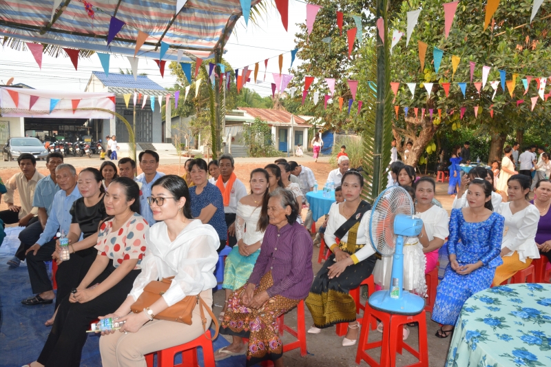 Lãnh đạo huyện Tân Châu: Chúc tết cổ truyền Chol Chnam Thmay đồng bào Khmer tại ấp Tân Châu