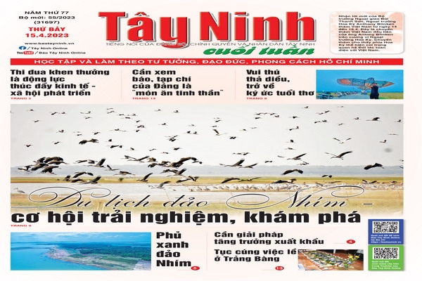 Điểm báo in Tây Ninh ngày 15.04.2023