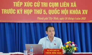Đại biểu Quốc hội tiếp xúc cử tri thành phố Tây Ninh