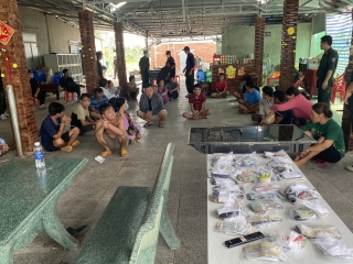 Công an huyện Dương Minh Châu triệt xoá tụ điểm lắc tài xỉu và cá cược đá gà qua mạng internet
