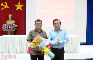 Trưởng Ban Dân vận Tỉnh uỷ được giao phụ trách Uỷ ban Mặt trận Tổ quốc Việt Nam tỉnh