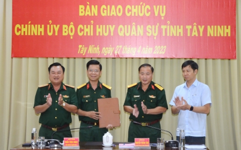 Đại tá Nguyễn Thanh Phong giữ chức Chính ủy Bộ CHQS tỉnh Tây Ninh