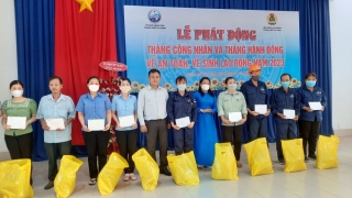 Thành phố Tây Ninh: Phát động Tháng Công nhân và Tháng hành động về an toàn vệ sinh lao động