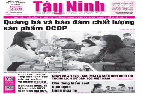 Điểm báo in Tây Ninh ngày 01.05.2023