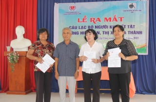 Tây Ninh: Thành lập Câu lạc bộ người khuyết tật thứ 19