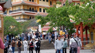 Tây Ninh: Doanh thu du lịch 5 ngày lễ ước đạt 65 tỷ đồng